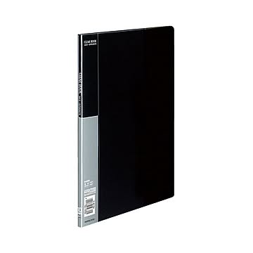 コクヨ クリヤーブックベーシック固定式 A4タテ 10ポケット 背幅10mm 黒 ラ-B10D 1セット10冊