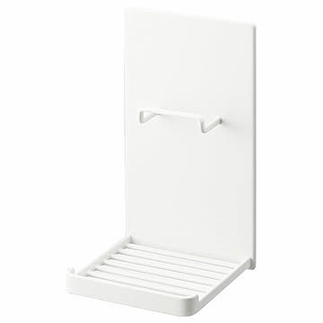 tower タワー (山崎実業) マグネットポータブルスピーカートレー Magnetic Portable Speaker & Smartphone Rack バス 風呂 磁石 浮かせて収納 壁面収納