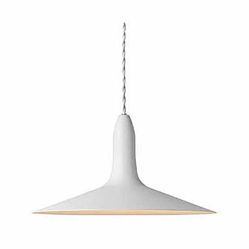 ARTWORKSTUDIO シンバル AW-0534 ペンダントライト ホワイト LED電球付