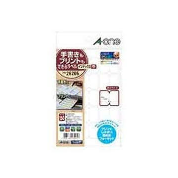 (業務用10セット)エーワン インデックスシール/手書きもできるラベル 【中/はがきサイズ15面 10枚】 26205