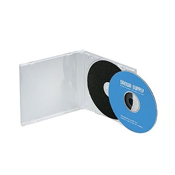 （まとめ）サンワサプライ CD-ROMプラケース（3枚セット） FCD-1M【×10セット】