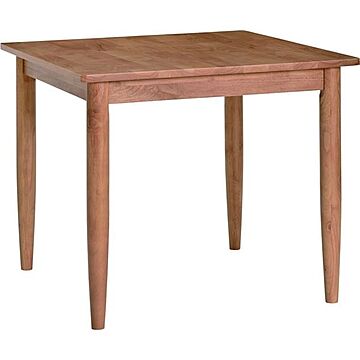 ダイニングテーブル/リビングテーブル 木製 ラバーウッド材 組立品 〔在宅ワーク〕【代引不可】