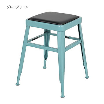 DULTON LIGHT-45 STOOL グレーグリーン 完成品椅子 幅375x奥行375x高さ450mm 113-300