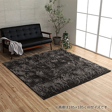 イケヒコ・コーポレーション ルフォン ラグ 130×185cm グレー 3986329