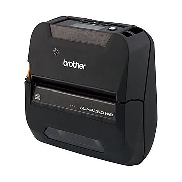 ブラザー 4インチ用紙幅感熱モバイルプリンター（ラベル・レシート兼用モデル）RJ-4250WB 1台