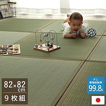 イケヒコ・コーポレーション 滅ダニ U畳 82×82×1.8cm 9枚組 1111530010206