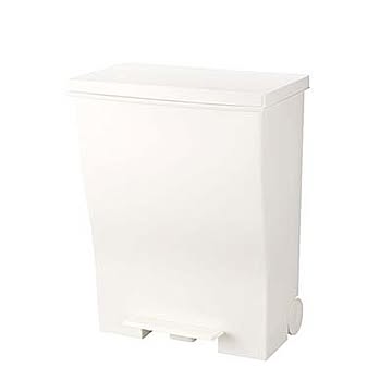 I'mD 岩谷マテリアル kcud WIDE Pedal Pail クード ワイドペダルペール JI-KUDWD ペダル開閉 蓋付き キャスター ゴミ箱 ダストボックス トラッシュカン 39リットル