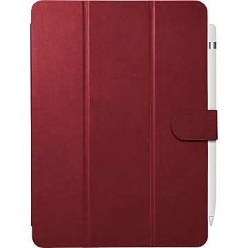 バッファロー iPad 10.2用3アングルレザーケース レッド BSIPD19102CL3RD