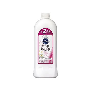 （まとめ） 花王 キュキュット ハンドマイルドカモミールの香り 詰替用 370ml 【×10セット】
