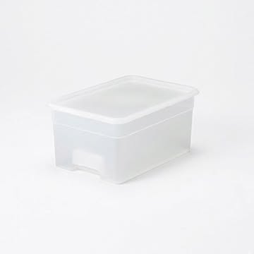 squ+ クローゼット棚上収納ボックス S 　3個セット