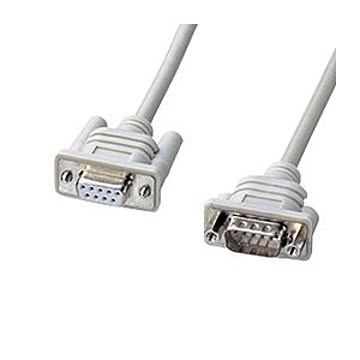 (まとめ)サンワサプライ エコRS-232Cケーブル(3m) KR-EC9EN3【×2セット】
