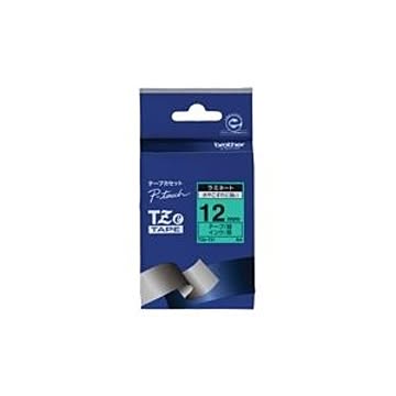 (業務用30セット) brother ブラザー工業 文字テープ/ラベルプリンター用テープ 【幅：12mm】 TZe-731 緑に黒文字