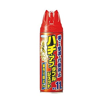 （まとめ） フマキラー ハチ・アブ ダブルジェット 450mL×10セット