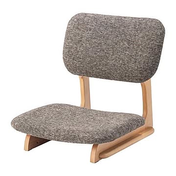 東谷 完成品座椅子 フロアチェア ブラウン 幅50x奥行56x高さ52cm