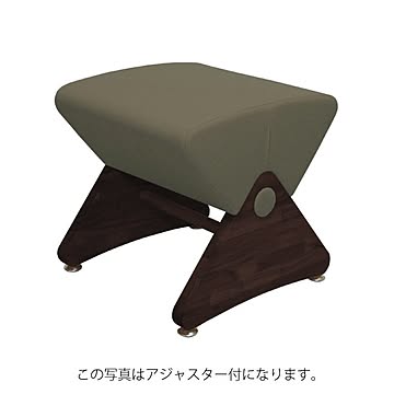モナディー エラストマーキャスター付きスツール 布 グレー WAS01SC