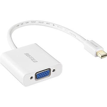 バッファロー（サプライ） miniDisplayPort-VGA変換アダプタ ホワイト BMDPVGWH