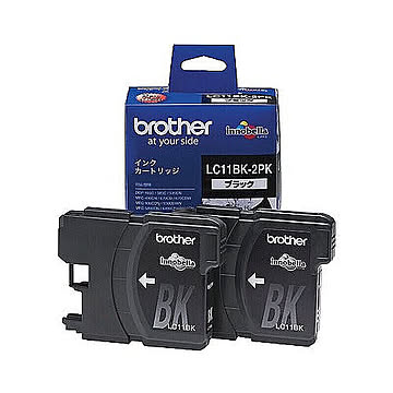 ブラザー brother 純正インクカートリッジ ブラック2個パック LC11BK-2PK 管理No. 4977766660761