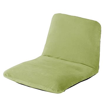 背筋ピン 座椅子 パーソナルチェア Sサイズ グリーン 約幅43cm 日本製