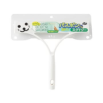 お風呂 スクイジー/水切りスクイージー 3個セット 約幅25×奥行23×高さ4.6cm 軽量 バスボンくん 〔風呂掃除用品〕