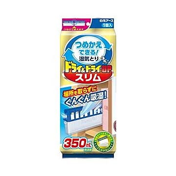 （まとめ）白元アース ドライ＆ドライUPスリム 本体 350ml 1個【×50セット】