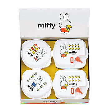 ミッフィー レンジ容器4点セット  |＊ＤＢ−102 レンジ容器4点セット/23-0476-083 Shaddy ミッフィー 1450953