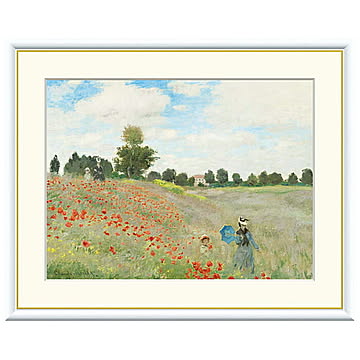 額絵 ひなげし クロード・モネ 42x34cm 三幸