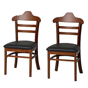 ハング ダイニングチェア2脚組 【時間指定不可】【代引不可】【同梱不可】【プラザセレクト】