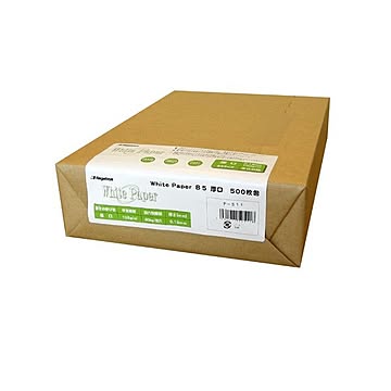 (まとめ) 長門屋商店 ホワイトペーパー B5 厚口 90kg ナ-511 1冊(500枚) ×4セット