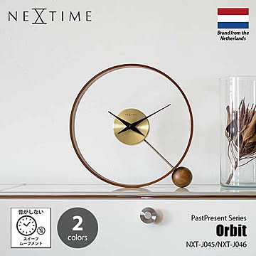 NEXTIME ネクスタイム PastPresent Series Deep ディープ (掛時計/スイープムーブメント) NXT-J042 掛け時計 壁掛け時計 スイープセコンド