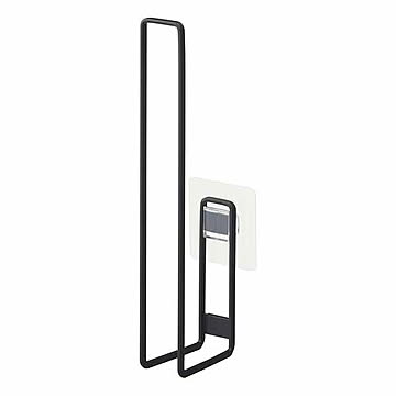 山崎実業 tower フィルムフックトイレットペーパーホルダー ブラック