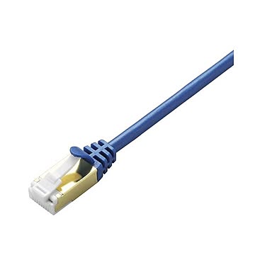 エレコムツメ折れ防止スリムLANケーブルCat7対応 ブルーメタリック 10m LD-TWSST/BM100 1本