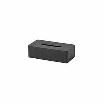 ideaco Tissue Case ボックスグランデ ストーンサンドブラック