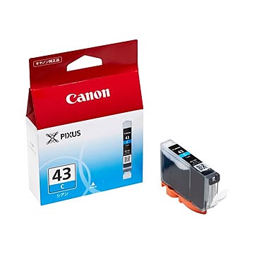 （まとめ） キャノン Canon インクタンク BCI-43C シアン 6377B001 1個 【×3セット】