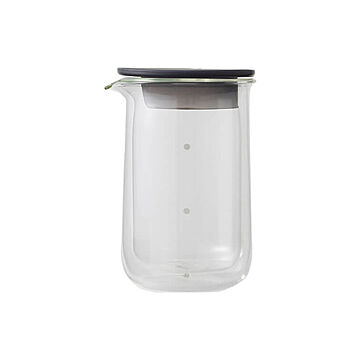 marna マーナ ダブルウォールカラフェ 300ml ピッチャー コーヒーサーバー 耐熱ガラス 冷水筒 二重構造 コーヒー器具 食洗器対応 レンジ対応 K793