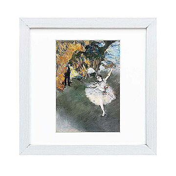 Edgar Degas（エドガー ドガ） 舞台の踊り子 アートポスター（フレーム付き） m11536