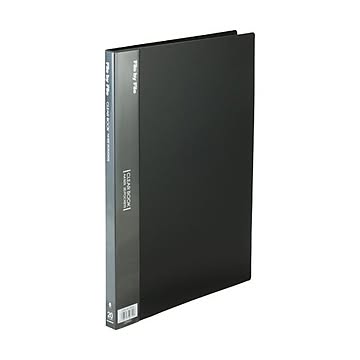 (まとめ) ビュートン クリヤーブック(クリアブック) A4タテ 20ポケット 背幅17mm ダークグレー BCB-A4-20DG 1冊 【×20セット】