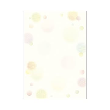 （まとめ） 和ごころ A4判 4-1027 水玉 10枚入 【×10セット】