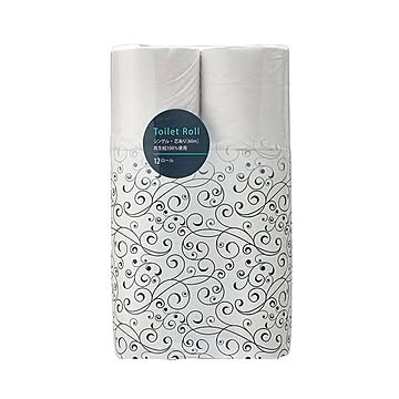 TANOSEE リサイクルトイレットペーパー 1パック 12ロール 60m ×20セット