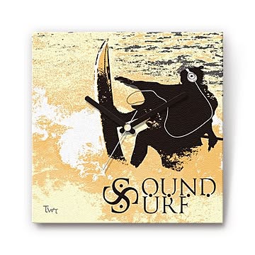 SoundSurf 戦国ファブリック掛時計