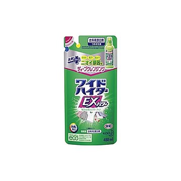 （まとめ） 花王 ワイドハイターEXパワー つめかえ用 480ml 【×10セット】