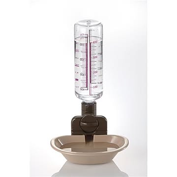 リッチェル ウォーターディッシュ M ボトル付 茶 【ペット用品】【代引不可】