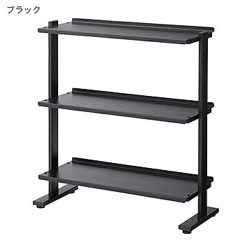 ディスプレイ 組立式 2WAYラック 3D DIS-73 幅80.5x奥行31x高さ85.5/91cm 東谷