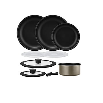 ダイヤモンドコートパン 9点セット IH／ガス火対応 IPDCI-T9S 全2色