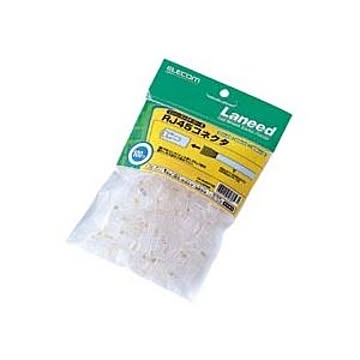 エレコム カテゴリー5E対応 RJ45コネクタ 単線仕様 LD-RJ45T100 1セット(100個)