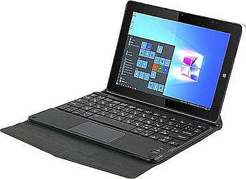M-WORKS　8.9インチタブレットWindowsPC 2in1　日本語OS　日本語キーボード付き　国内安心1年間保証　Intel　N3350　管理No. 4589657990972