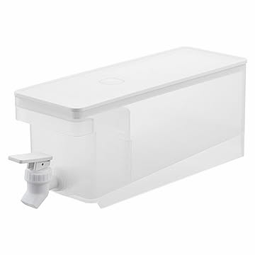 tower タワー(山崎実業) 冷蔵庫ドリンクサーバー 1.8L Refrigerator Beverage Dispenser, 1.8L 冷水筒 お茶入れ 大容量 冷蔵庫 ピッチャー 冷水ポット