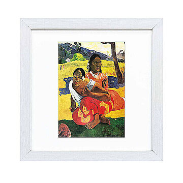 Paul Gauguin（ポール ゴーギャン） ナフェア・ファア・イポイポ（いつ結婚するの？） アートポスター（フレーム付き） m11508