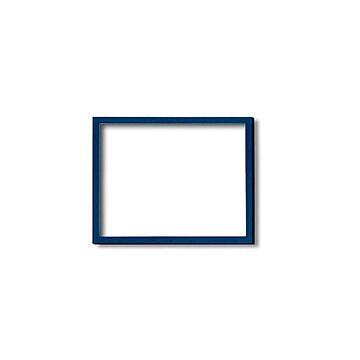 【木製額】色あせを防ぐUVカットアクリル ■デッサン額 インチサイズ（254×203mm）ブルー（青）壁掛けひも付き 化粧箱入り