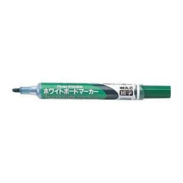 （まとめ） ぺんてる ノックル 後端プッシュ式 細字丸芯（1.6mm） EMWLS-D 緑 1本入 【×10セット】
