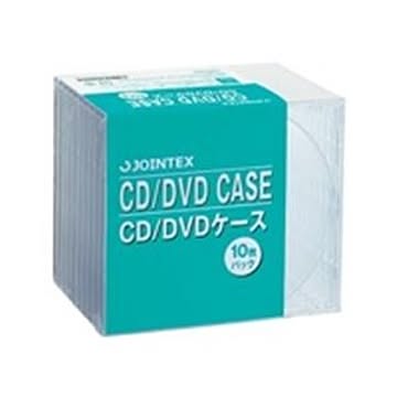 （まとめ）ジョインテックス CD／DVDケース 10mm厚 10枚 A403J ×6セット